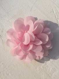 Chiffon bloem baby roze 7cm