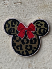 Minnie tijger flatback/patch  PU leer