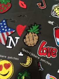 Patches Oops/Aardbei/Lippen opstrijkbaar