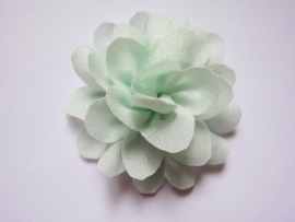 Chiffon bloem mint 5.5cm.