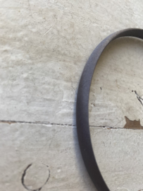 Diadeem satijn grijs, 1cm.