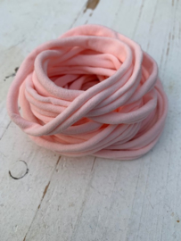 Haarbandje nylon licht roze