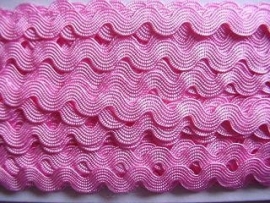 Zigzagband baby roze 5mm