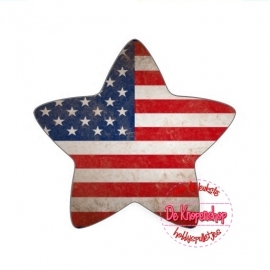 Flatback  Amerikaanse vlag (ster) (K093)