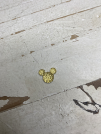 Mickey glitter flatback, diverse kleuren. 1.5x1.5cm.