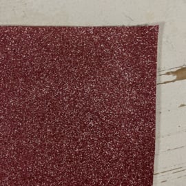 Glitter leer zuurstok roze en new roze