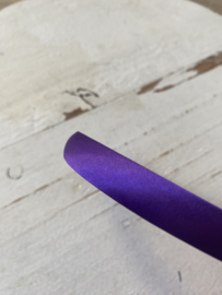 Diadeem satijn paars, 1.5cm.