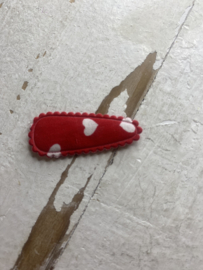 Kniphoes hart diverse kleuren 3.5cm.