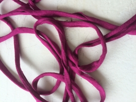 Tricot band fuchsia/paars hoooked zpagetti