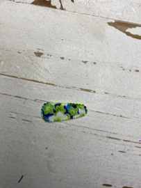 Kniphoes katoen bloemen, diverse kleuren. 3.5cm.