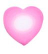 Kralen polymeer  hart roze