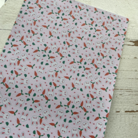 Leer konijntjes wortel roze 