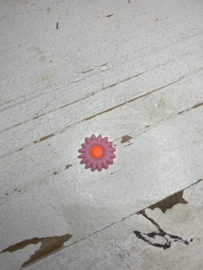 Flatback Madelief, diverse kleuren. 2.3cm.