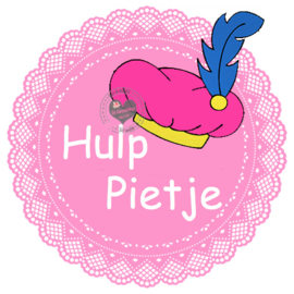 Flatback  hulp pietje roze