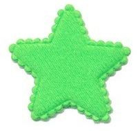 Ster neon groen 3.5cm.