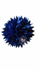 Bloem stof royal blue 9.5cm.