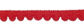 Mini pompomband rood