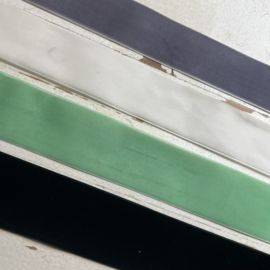 Fluweel velvet band 3,8cm breed diverse kleuren