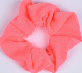 Scrunchies Haarwokkel neon pink