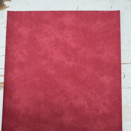 Leer jeans rood