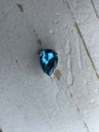 Rhinestone flatback diamant druppel diverse kleuren.