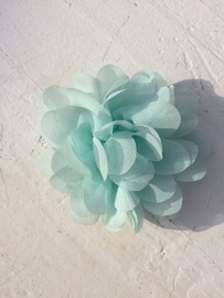 Chiffon bloem mint 7cm.