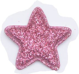 ster glitter Dusty pink 2.5 cm
