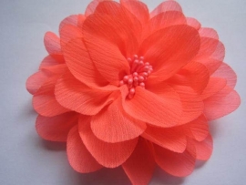 Bloem chiffon neon pink 11cm.