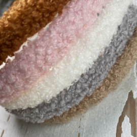 Diadeem teddy, diverse kleuren. 1.7cm.