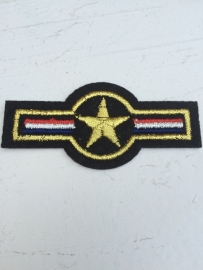 Patches ster goud opstrijkbaar