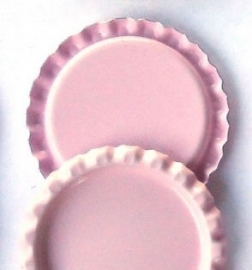 Bottlecap baby roze pst zonder gaatje