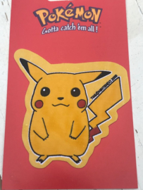 Pikachu Pokemon geel strijkapplicatie