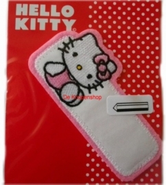 Hello kitty roze  naamlabel