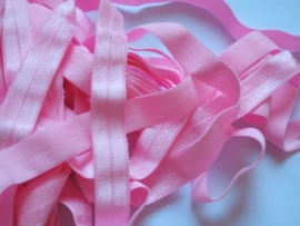 Elastisch biasband baby roze (haarband)  1,5cm