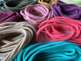 Haarbandje nylon neon roze