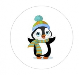 flatback & button pinguin sjaal