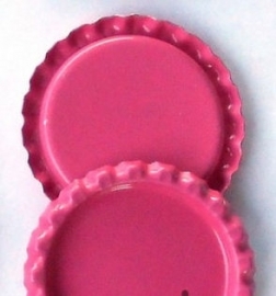 Bottlecap fuchsia pst zonder gaatje