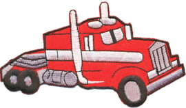 Opstrijk applicatie brandweerauto rood