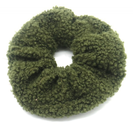 Scrunchie Haarwokkel teddy grijs