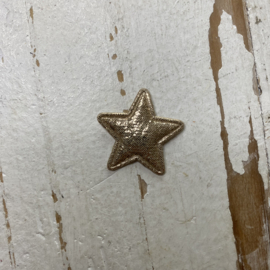 Sterren metallic 2.5cm. Diverse kleuren.