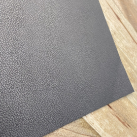 Leer effen parelmoer gunmetal