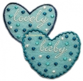 A0355 Lovely baby blauw
