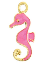 Bedels zeepaardje Gold hot pink