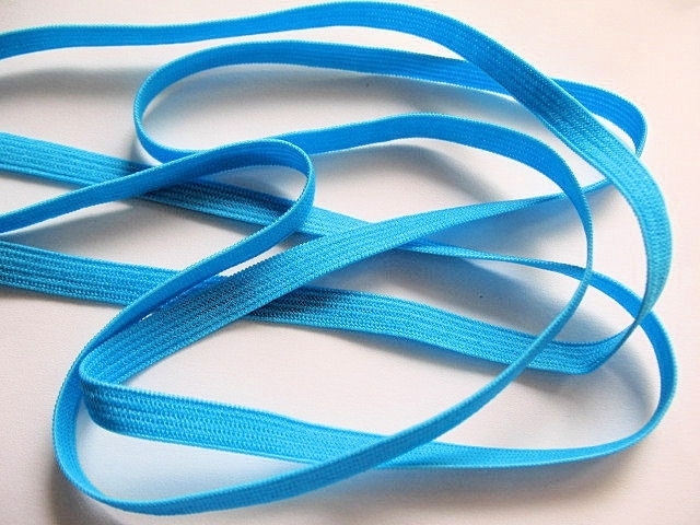 Skinny haarband elastiek aqua