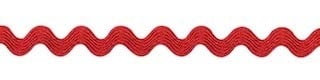 Zigzagband rood 4mm