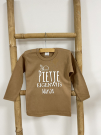 SINTERKLAAS SHIRT | PIETJE EIGENWIJS + NAAM