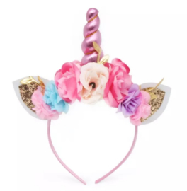 UNICORN DIADEEM BLOEMEN ROZE