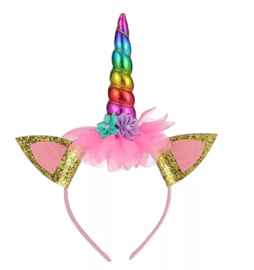 UNICORN DIADEEM REGENBOOG *