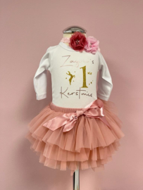 KERST SET TUTU DUSTY PINK + NAAM | BELLE