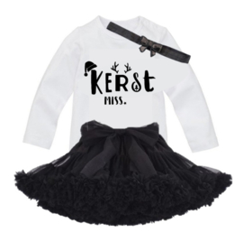 KERST SET PETTISKIRT ZWART | AUDREY